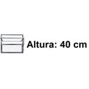 Ver imagem 5 de Janela Basculante 1 Seção Vidro Mini Boreal Alumínio Brilhante - Linha Resistence - 100cm - 60cm