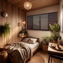 Ver imagem 3 de Veneziana Alumínio Elite 6 Folhas Moveis 100 x 150 V.Liso Marrom Corten Brimak