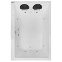 Ver imagem 1 de Banheira Hidromassagem Astra Double Cayman Super Luxo 180cmx120cmx52cm - 08 Jatos Acrílico P4 Com Aq