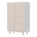 Ver imagem 7 de Guarda-Roupa Solteiro 3 Portas 3 Gavetas Retrô 20 Olivar