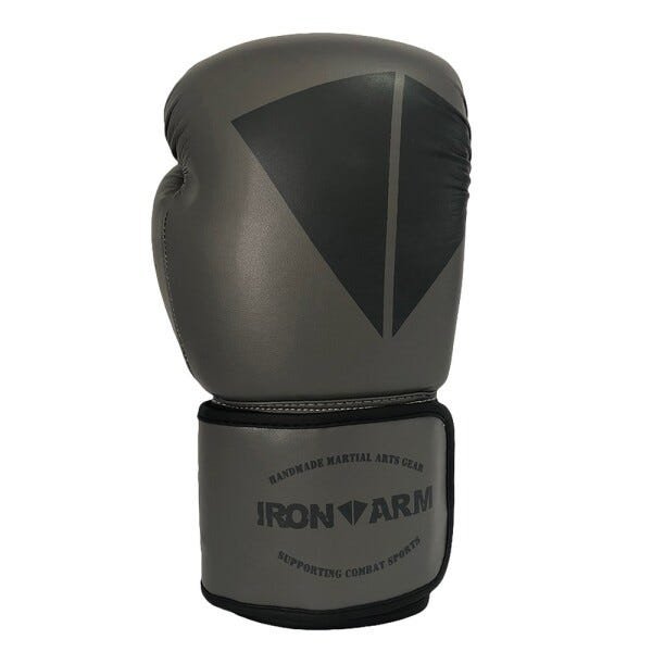 Luva de Boxe Premium Cinza Iron Arm - 3