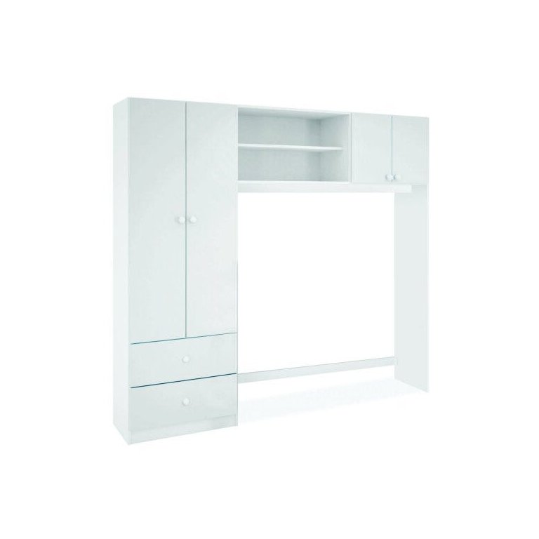 Guarda-Roupa Infantil 4 Portas 2 Gavetas Ternura Flex Peternella Móveis