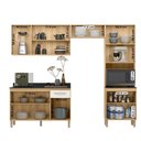 Ver imagem 3 de Armario de Cozinha com Balcão Fit com 11 Portas e 1 Gaveta Freijo/off White