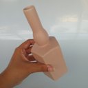 Ver imagem 2 de Vaso Galact Decorativo Cachepô Enfeite 22x8x8cm Cerâmica Rose