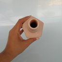 Ver imagem 3 de Vaso Galact Decorativo Cachepô Enfeite 22x8x8cm Cerâmica Rose