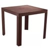Mesa de Jantar Ibiza em Polipropileno com Proteção Uv:marrom - 1
