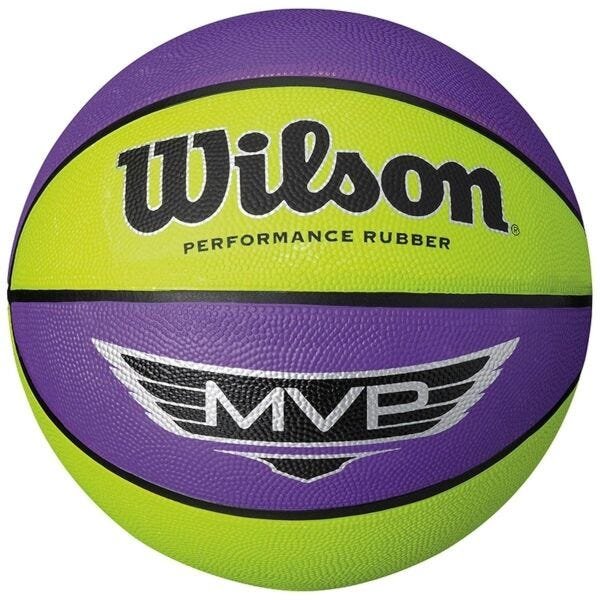 Bola de Basquete Wilson NCAA MVP Verde e Preta