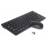 Kit Teclado e Mouse Wireless sem Fio Teclas Slim Preto - 2