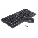 Ver imagem 2 de Kit Teclado e Mouse Wireless sem Fio Teclas Slim Preto