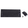 Kit Teclado e Mouse Wireless sem Fio Teclas Slim Preto - 1