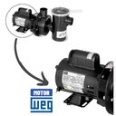 Ver imagem 3 de Motobomba NBFC-2M 1/2CV Centrífuga para Piscina, Banheiras, Spas e Cascatas 110/220V 60HZ -