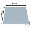 Ver imagem 4 de Tampo Quadrado 80 Cm (largura) P25 Pandin Mdp 2,50 Cm (altura) Cor Cinza