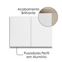 Ver imagem 4 de Armário Aéreo 2 Portas Evidence Branco Poliman