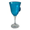 Ver imagem 3 de Taça Azul Iemanjá Lirio Rosa Super Luxo 330 Ml -vidro