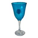 Ver imagem 5 de Taça Azul Iemanjá Lirio Rosa Super Luxo 330 Ml -vidro
