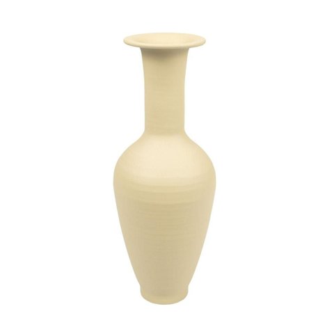 Vaso Decorativo de Metal Areia 24cm Lucatti