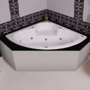 Ver imagem 2 de Banheira Hidromassagem Astra Copacabana Super Luxo 143cmx189cmx43cm - 04 Jatos Acrílico P1 Sem Aquec