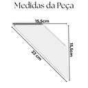 Ver imagem 4 de 4 Suportes de Prateleira Estilo Mão Francesa Formato Trapézio Moderno Sala Quarto Cozinha