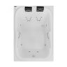 Banheira Hidromassagem Astra Double Tahiti Luxo 180cmx130cmx63cm - 04 Jatos Acrílico P1 Com Aquecedo - 1