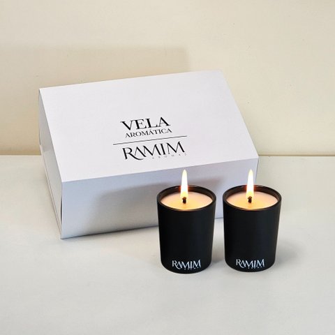 Kit Aconchego e Bem-estar com 2 Velas Aromáticas