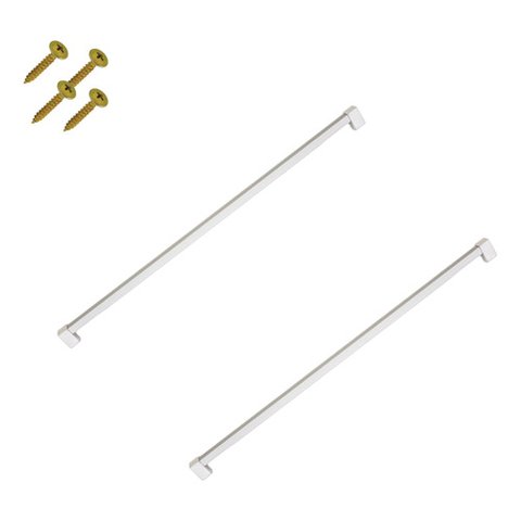 Kit 2 Puxador 448mm Alumínio Móveis Gaveta Armário Cozinha