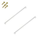 Ver imagem 1 de Kit 2 Puxador 448mm Alumínio Móveis Gaveta Armário Cozinha
