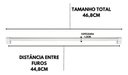 Ver imagem 2 de Kit 2 Puxador 448mm Alumínio Móveis Gaveta Armário Cozinha