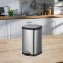 Ver imagem 6 de Lixeira Aço Inox Escovado Pedal e Balde Frame 6l Brinox