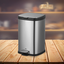 Ver imagem 5 de Lixeira Aço Inox Escovado Pedal e Balde Frame 6l Brinox