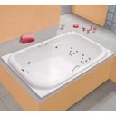 Ver imagem 2 de Banheira Hidromassagem Astra Double Tahiti Luxo 180cmx130cmx63cm - 04 Jatos Acrílico P3 Com Aquecedo