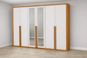 Ver imagem 1 de Guarda Roupa 6 Portas 6 Gav com Espelho Living -grand Line