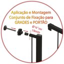 Ver imagem 6 de Grade Portão Pet Bebê Divisor Ambiente 90 Cm Preto