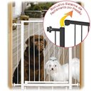 Ver imagem 5 de Grade Portão Pet Bebê Divisor Ambiente 90 Cm Preto