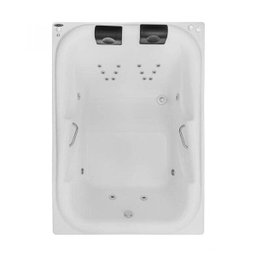 Banheira Hidromassagem Astra Double Tahiti Super Luxo 180cmx130cmx63cm - 04 Jatos Acrílico P1 Com Aq - 1