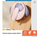Ver imagem 6 de Kit Refeição Infantil Criança Bebê 3 Peças C/ Talher Ventosa Rosa