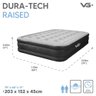 Colchão Inflável Casal Queen Raised com Bomba Lítio Usb Vg Plus Preto - 2