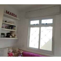 Persiana Romana Bege Linho - 2,00m Larg X 1,30m Alt - Tecido Blackout - Persianet - 9