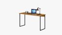 Ver imagem 2 de Mesa de Estudo Mega Tampo em Mdf e Estrutura Metálica:cinamomo