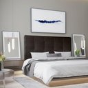 Ver imagem 3 de Cabeceira Casal 1,95m Roma Suede Marrom