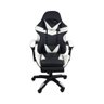 Cadeira Gamer Stillus Ergonômica com Apoio para Os Pés Preto e Branco - 5
