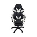 Ver imagem 5 de Cadeira Gamer Stillus Ergonômica com Apoio para Os Pés Preto e Branco