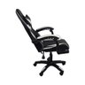 Cadeira Gamer Stillus Ergonômica com Apoio para Os Pés Preto e Branco - 4