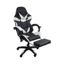 Ver imagem 1 de Cadeira Gamer Stillus Ergonômica com Apoio para Os Pés Preto e Branco