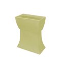 Ver imagem 7 de Vaso Planta 50x25 Jardineira Floreira Suporte Polietileno BGPLASTICOS V550S BEGE CASTANHA 012