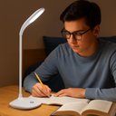 Ver imagem 4 de Luminaria Led Articulada Touch Flexivel para Mesa Abajur Recarregavel Branca para Leitura Estudo Esc