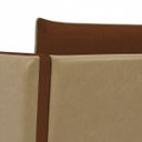 Ver mais imagens de Kit 2 Poltronas Aviv para Sala Escritório Recepção Linho Terracota Premium Easy Clean Corino Caramel