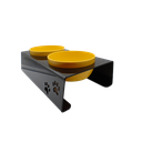 Ver imagem 1 de Comedouro duplo para cães e gatos com 2 potes