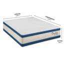 Ver imagem 3 de Colchão Viúva Sr Life Double Molas Ensacadas Espuma D33 128x188x38cm Branco