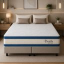 Ver imagem 2 de Colchão Viúva Sr Life Double Molas Ensacadas Espuma D33 128x188x38cm Branco