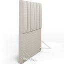 Ver imagem 6 de Cabeceira Cama Box Solteiro 100 cm Dália W01 Bouclê Creme - Lyam Decor